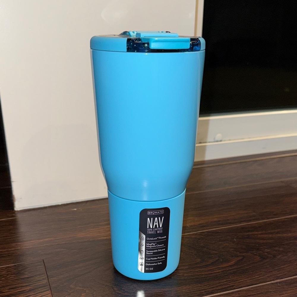 Brumate NAV Electric Blue 35 oz Leakproof Travel Mug